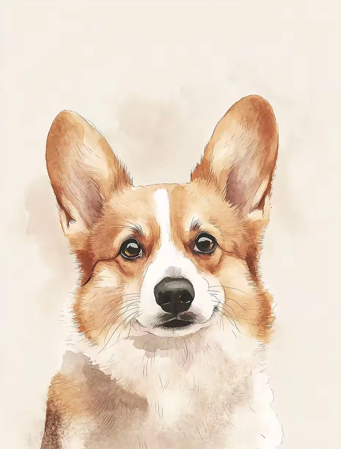 The Footprints You've Left in My Heart: Pet Hand - Painted Portrait, Engraving the Time of Love.
