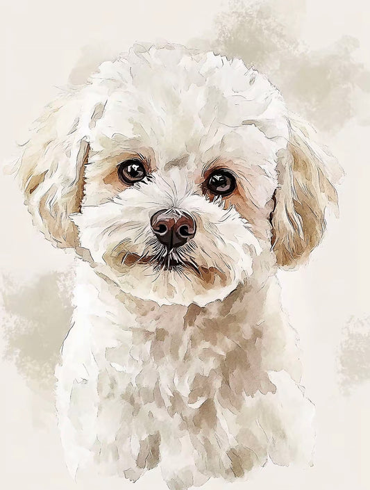 If There Is No Me Tomorrow, Use Hand - Painted Portrait to Freeze Your Pet's Time.